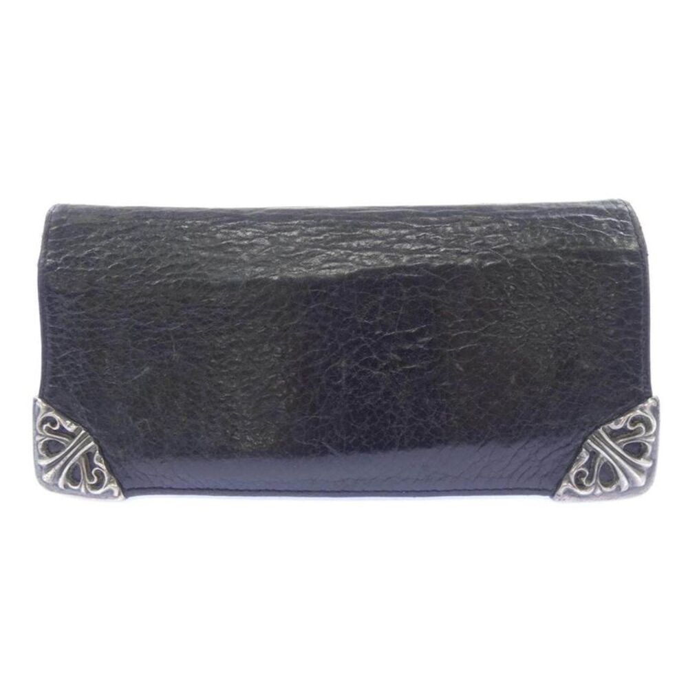 Chrome Hearts LNG SNGL FOLD TIPS Leather Wallet